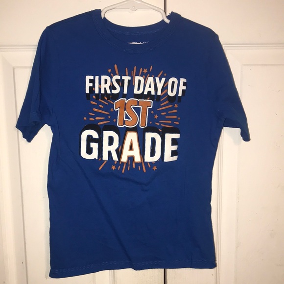Kids Unisex 1st Grade Tee - Picture 1 of 4